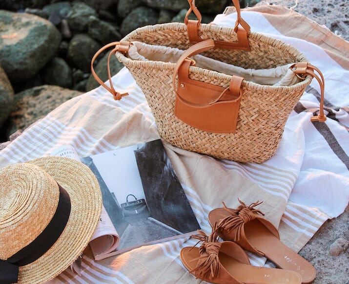 summer beach bag hydration