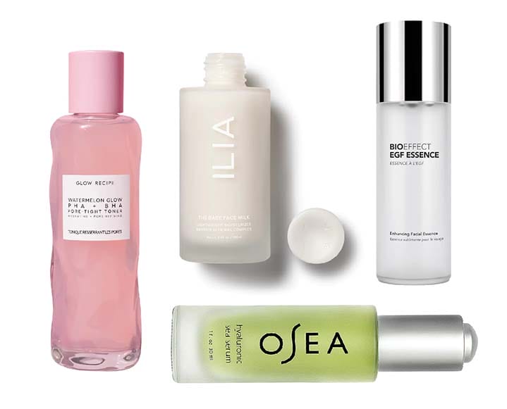 layering skin care products
