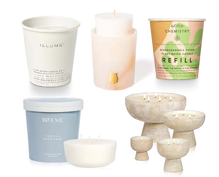 Wax On, Wax Off: Non-Toxic Refillable Candles To Keep Things Light All Year Long