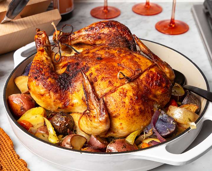 The Juiciest (One-Pot) Roast Chicken Recipe You’ll Make Every Holiday